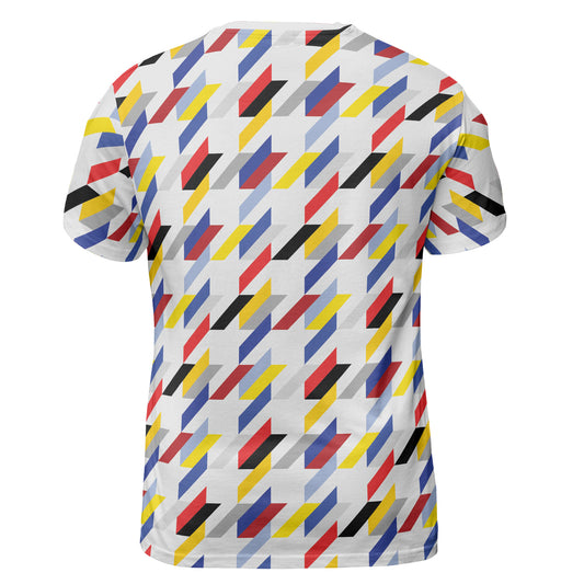 Multicolor Houndstooth Comfort T-shirt