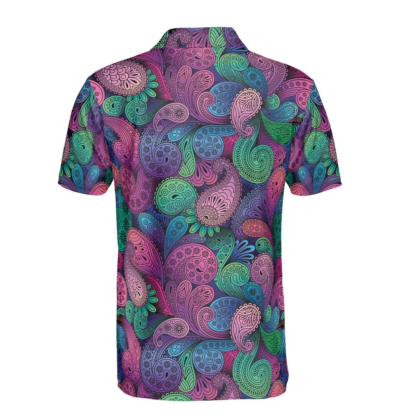 Multicolor Paisley Polo Shirt