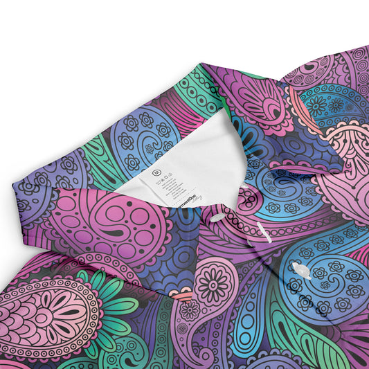 Multicolor Paisley Polo Shirt