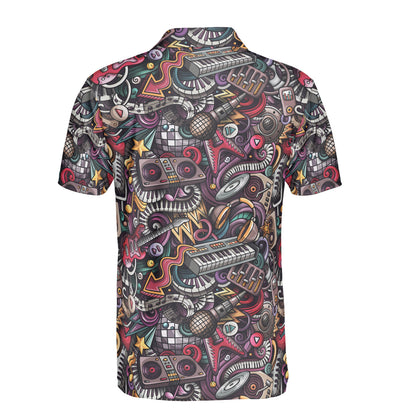 Music Craziness Polo Shirt