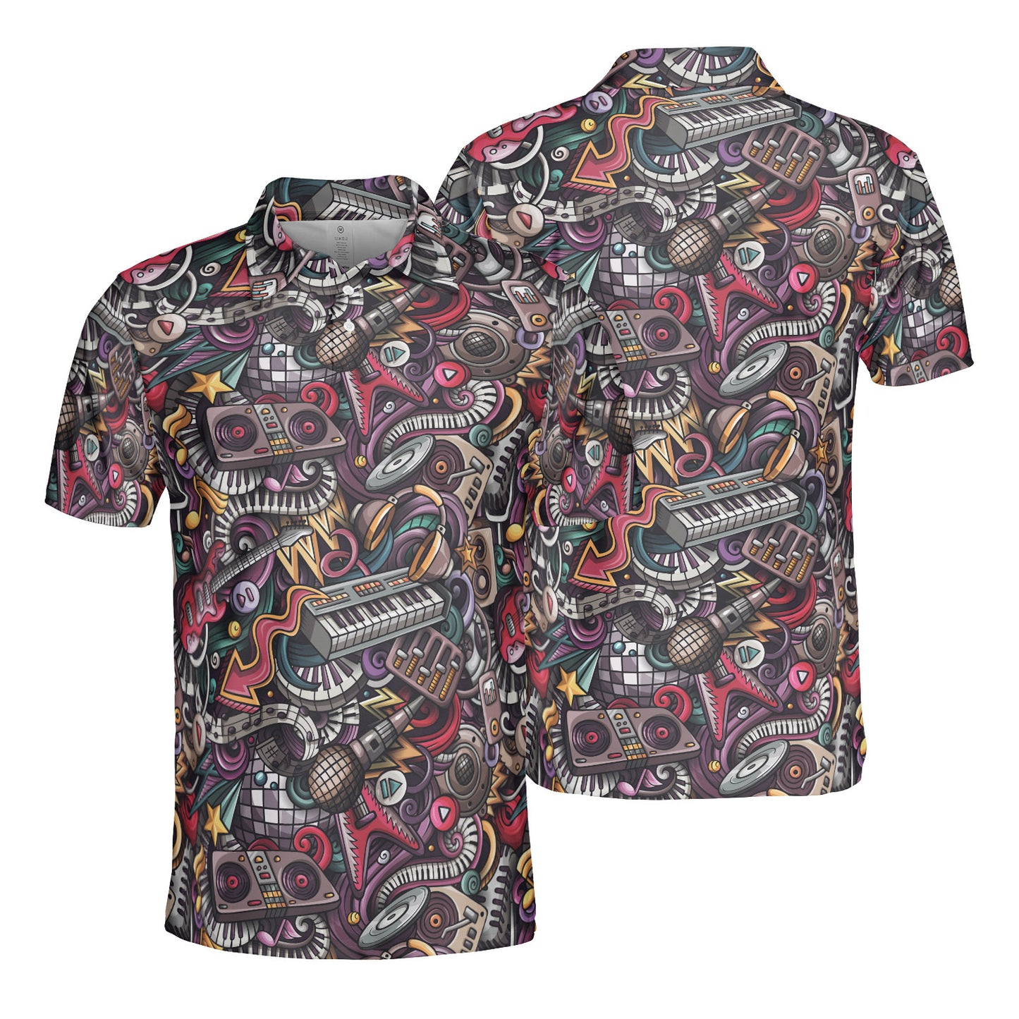 Music Craziness Polo Shirt