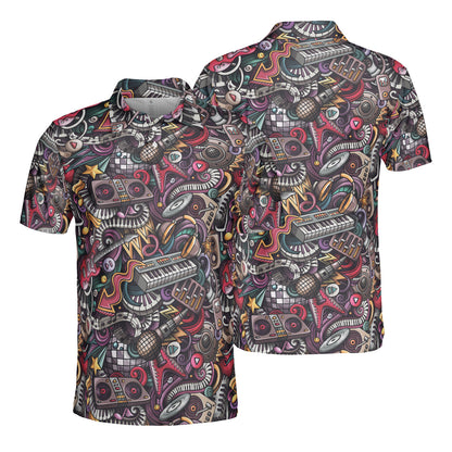 Music Craziness Polo Shirt