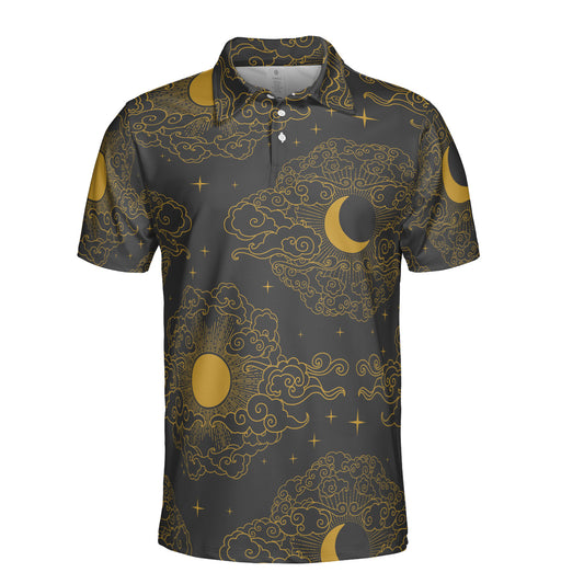 Mystical Day & Night Polo Shirt