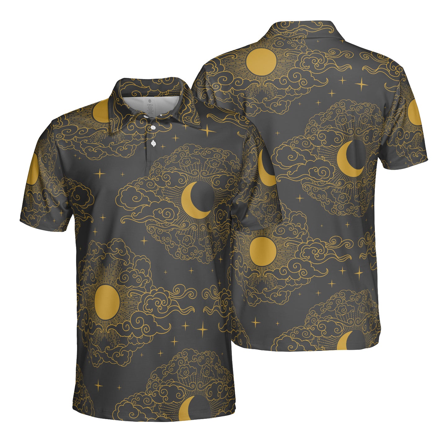 Mystical Day & Night Polo Shirt