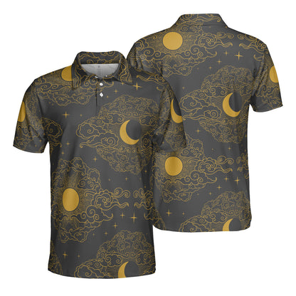 Mystical Day & Night Polo Shirt