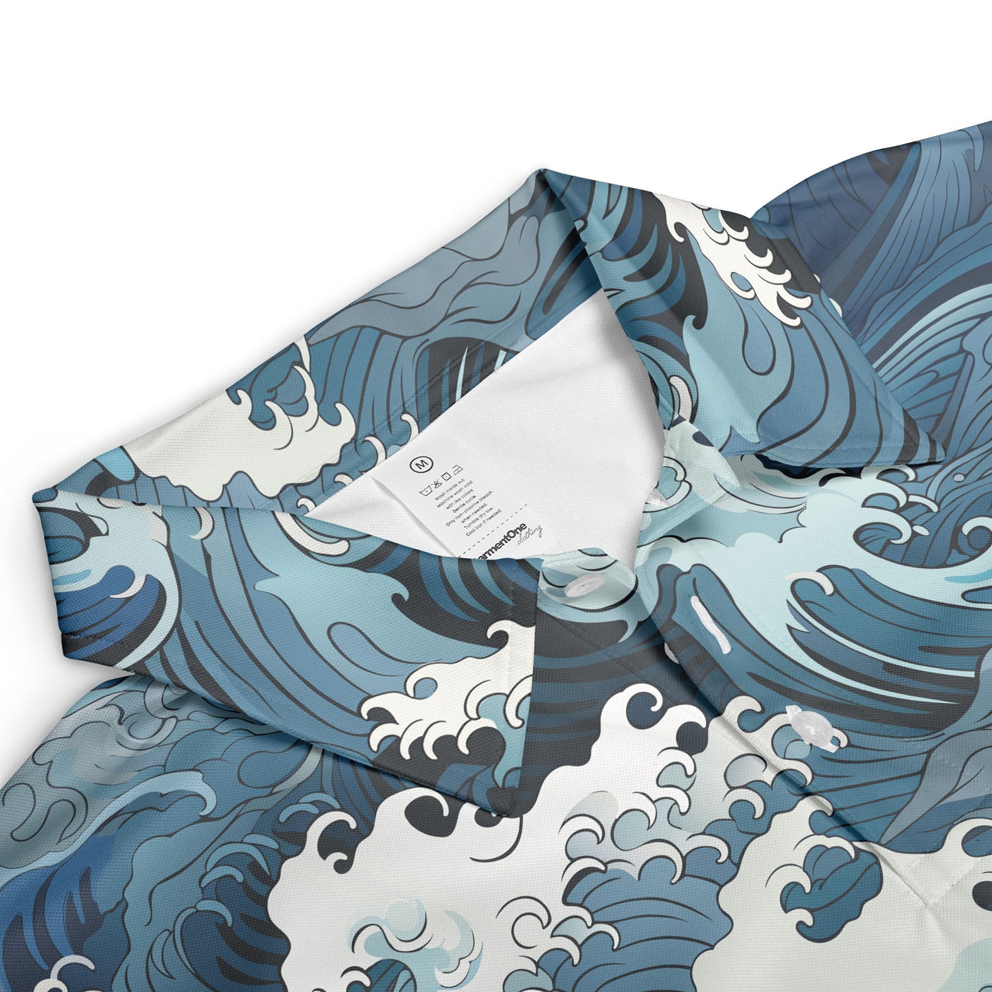 Ocean Waves Polo Shirt
