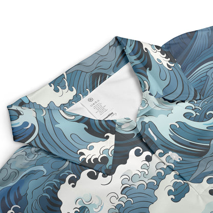 Ocean Waves Polo Shirt