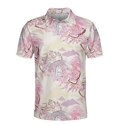 Oriental Bridge Polo Shirt