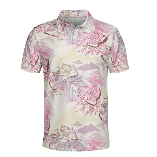 Oriental Bridge Polo Shirt