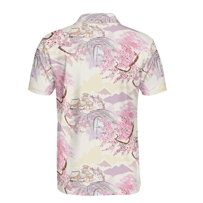 Oriental Bridge Polo Shirt