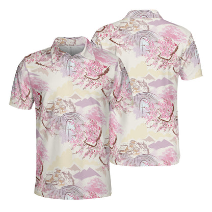 Oriental Bridge Polo Shirt