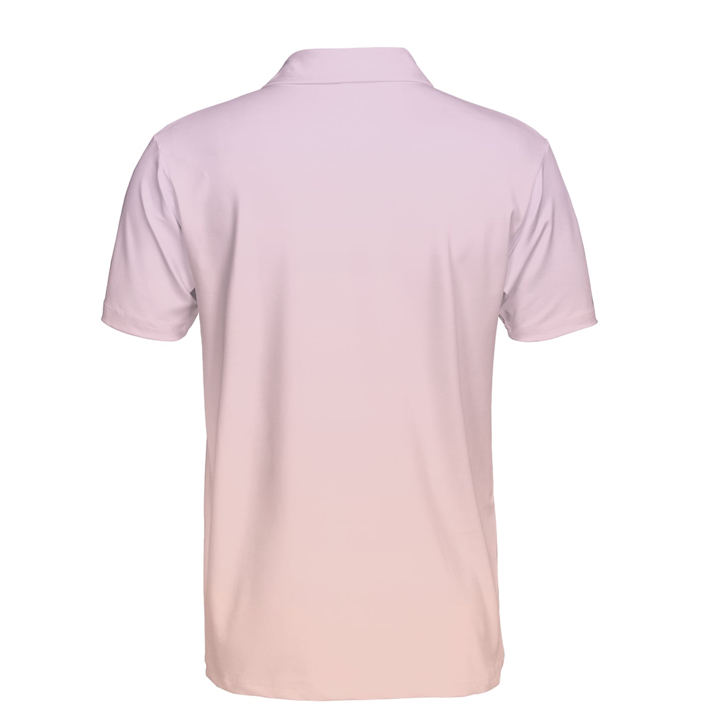 Pastel Pink & Orange Polo Shirt