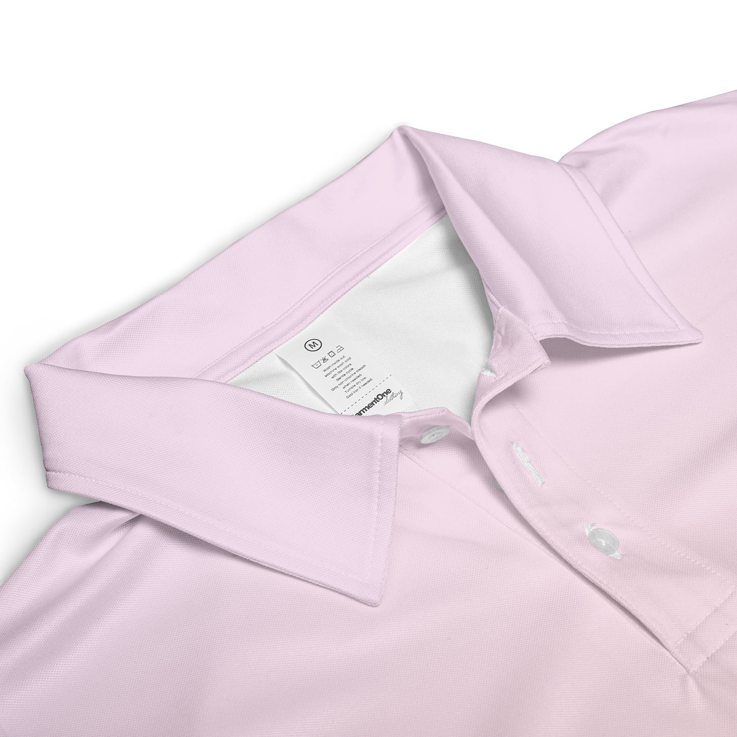 Pastel Pink & Orange Polo Shirt
