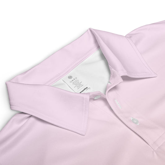Pastel Pink & Orange Polo Shirt