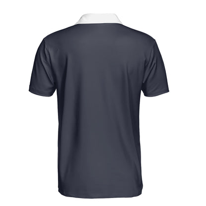 Peach Lines Polo Shirt