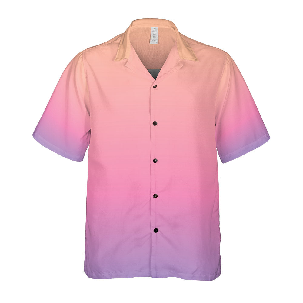 Peach Sunset Button Up Shirt