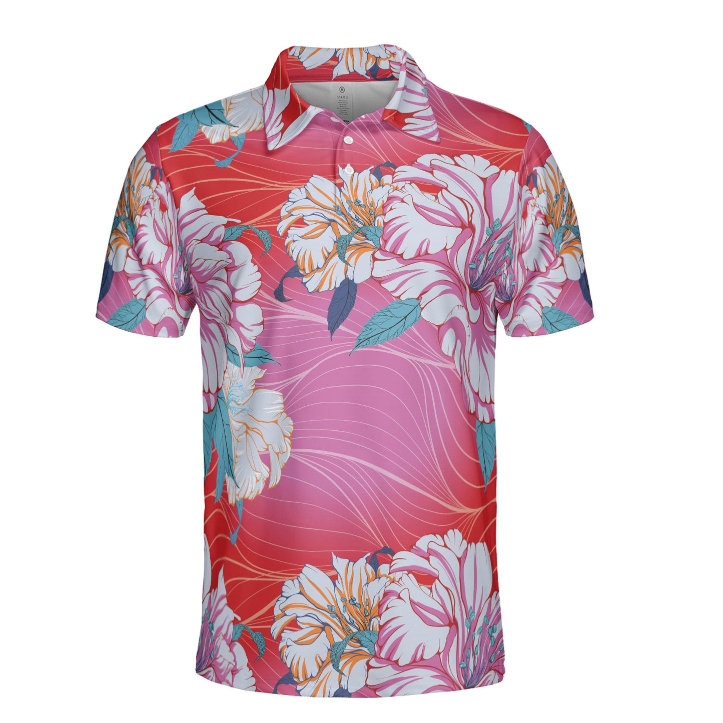 Peony Beauty Polo Shirt