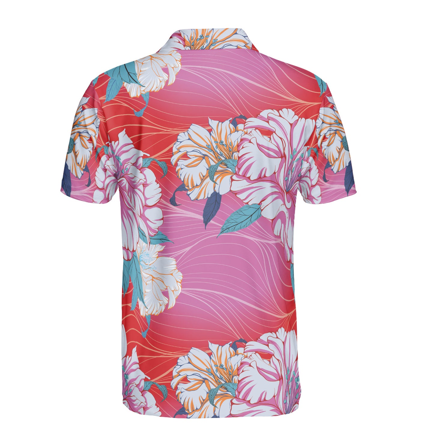 Peony Beauty Polo Shirt