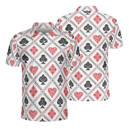 Playing Cards Suit Polo Shirt