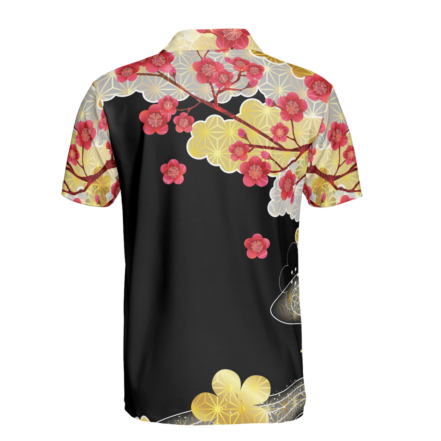 Plum Blossoms Polo Shirt