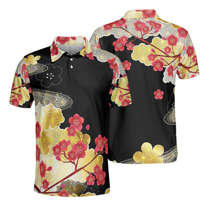 Plum Blossoms Polo Shirt