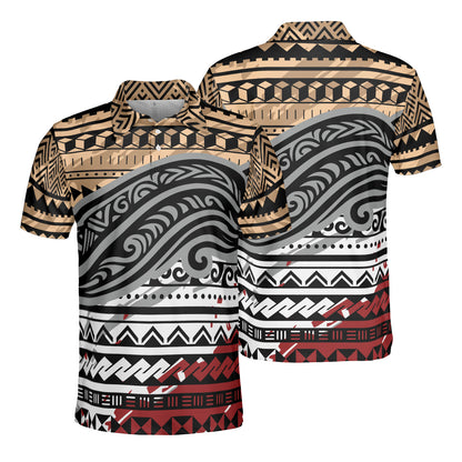 Polynesian Tribal Polo Shirt