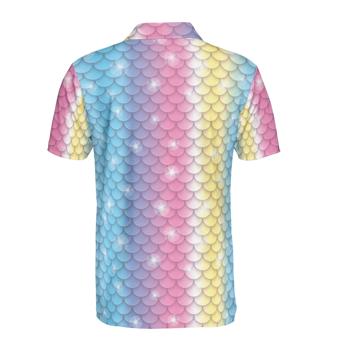 Rainbow Fish Scales Polo Shirt