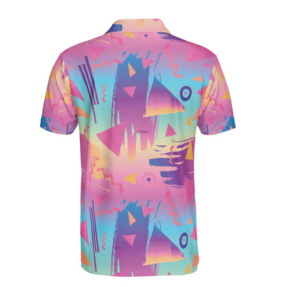 Retro 80's Polo Shirt