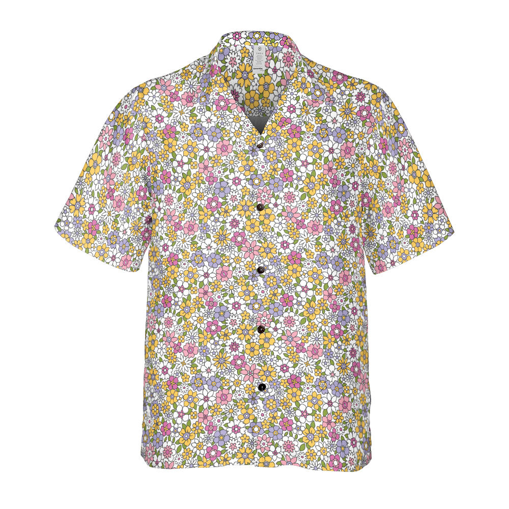 Retro Floral Button Up Shirt