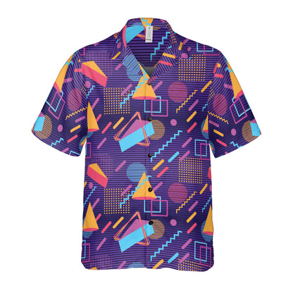 Retro Future Button Up Shirt