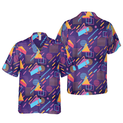 Retro Future Button Up Shirt