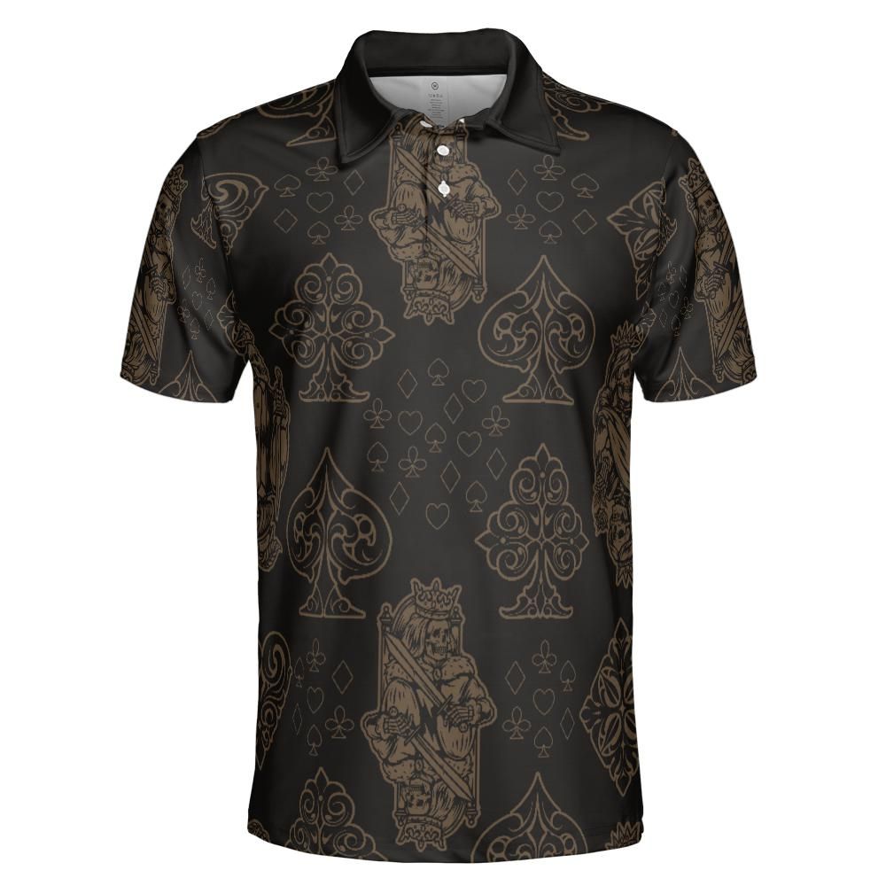 Skeleton Cards Polo Shirt