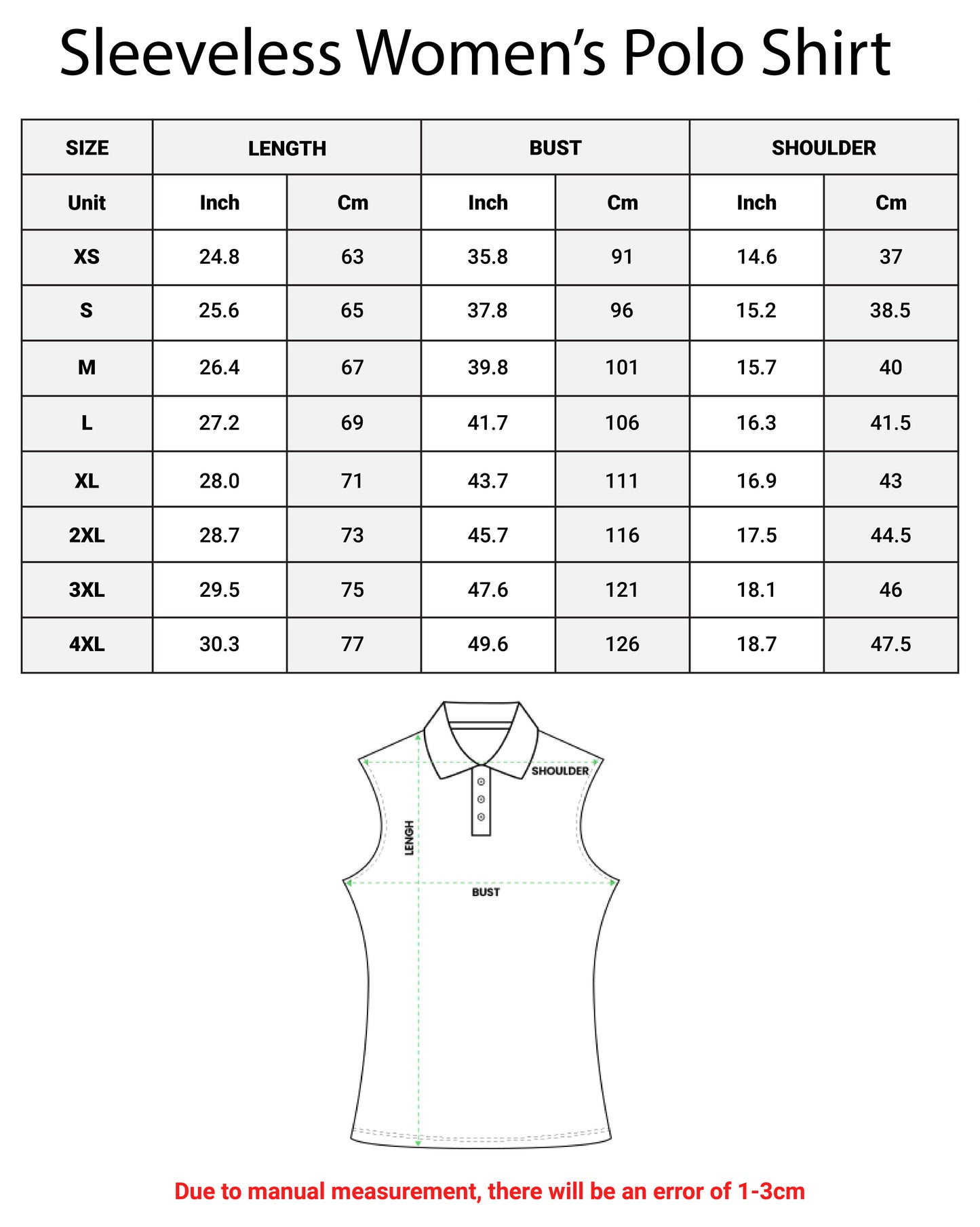 Ice Cream Cone Women's Sleeveless Polo Shirt