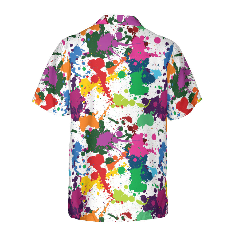 Splattered Button Up Shirt