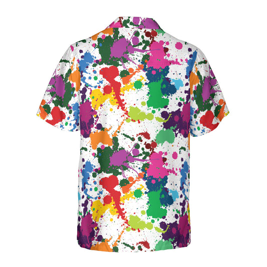 Splattered Button Up Shirt