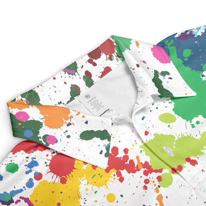 Splattered Polo Shirt