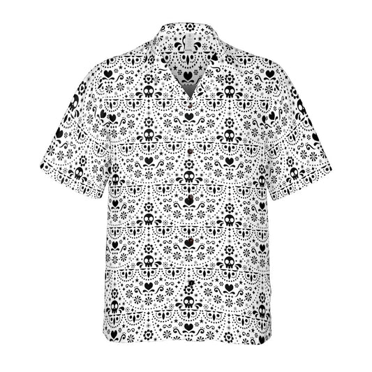 Sugar Skull Folklore Button Up Shirt