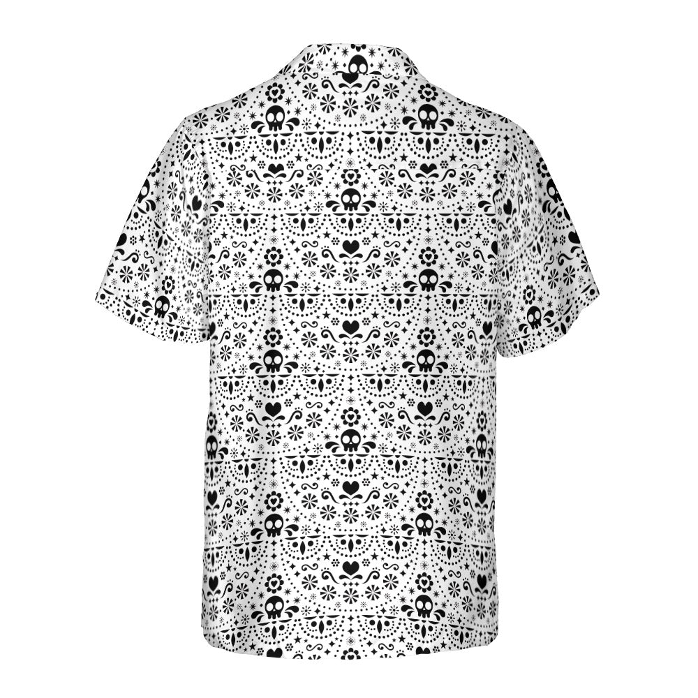 Sugar Skull Folklore Button Up Shirt