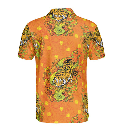 Tiger On Clouds Polo Shirt