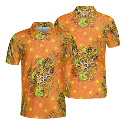Tiger On Clouds Polo Shirt