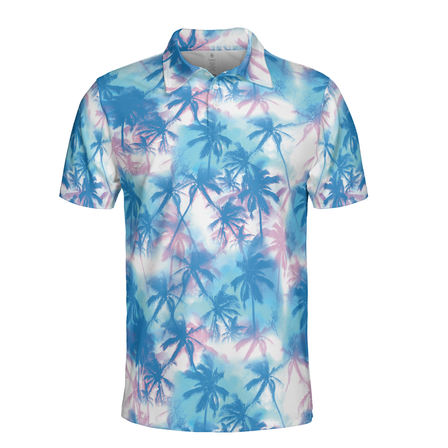 Tropical Pastel Polo Shirt