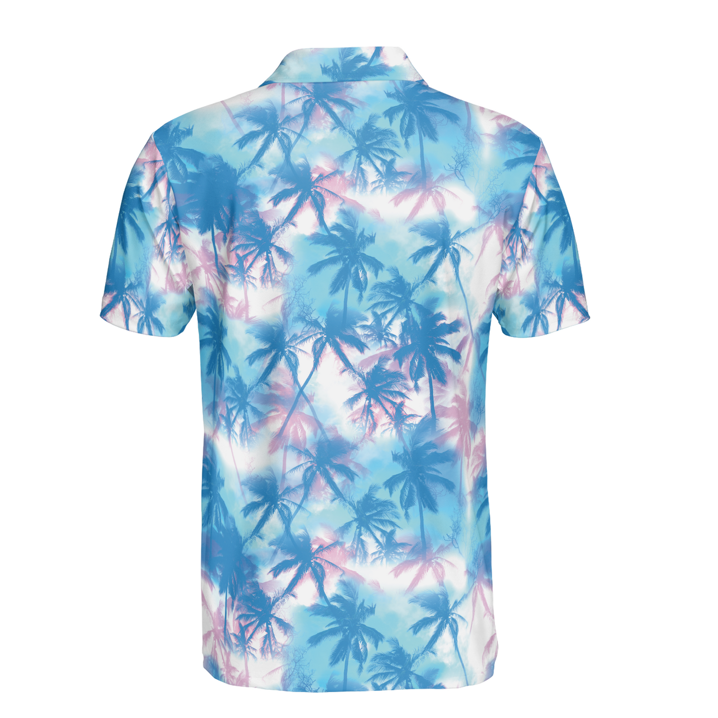 Tropical Pastel Polo Shirt