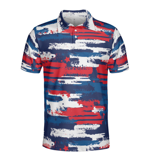 USA Grunge Polo Shirt