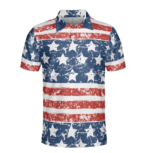 Vintage Flag Polo Shirt