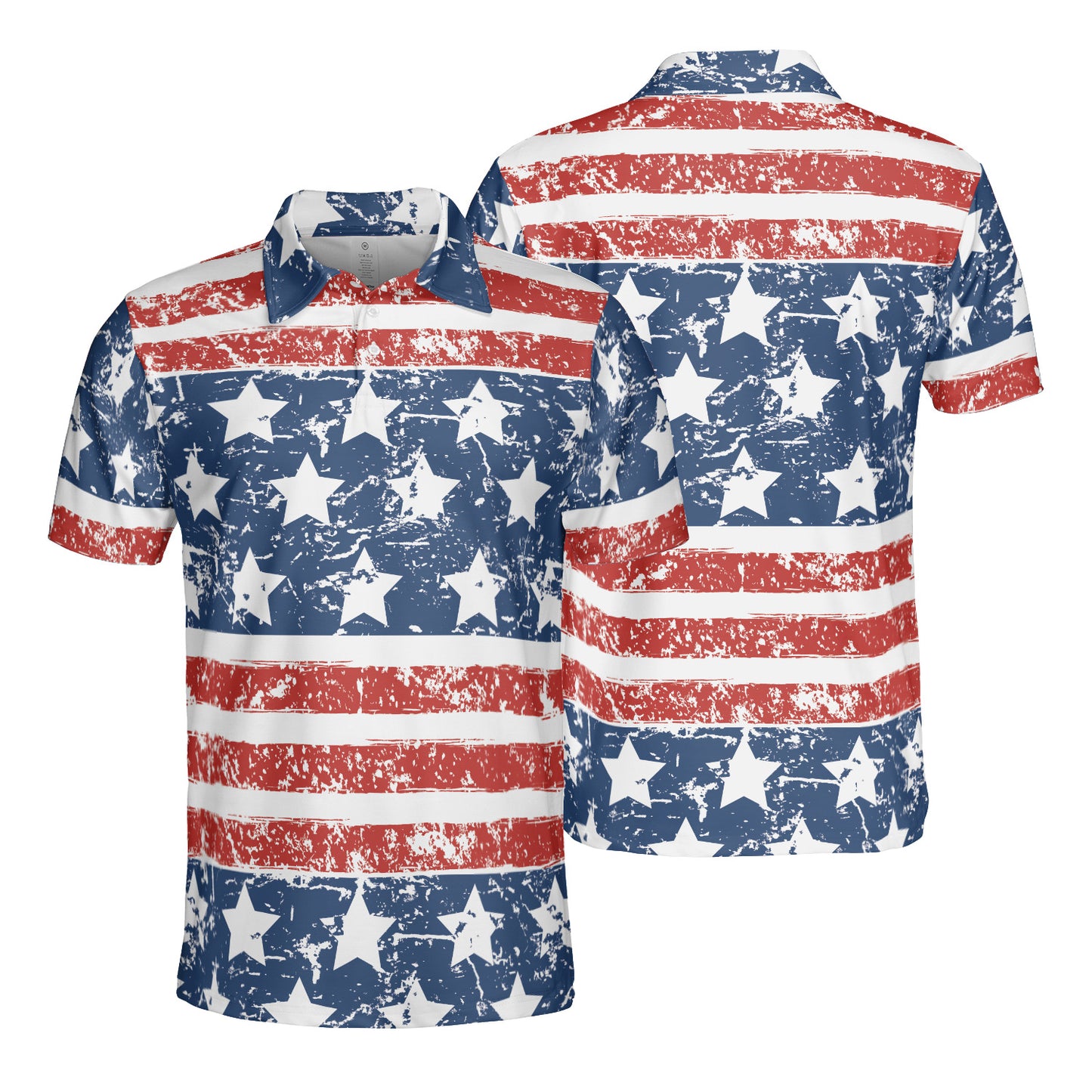 Vintage Flag Polo Shirt