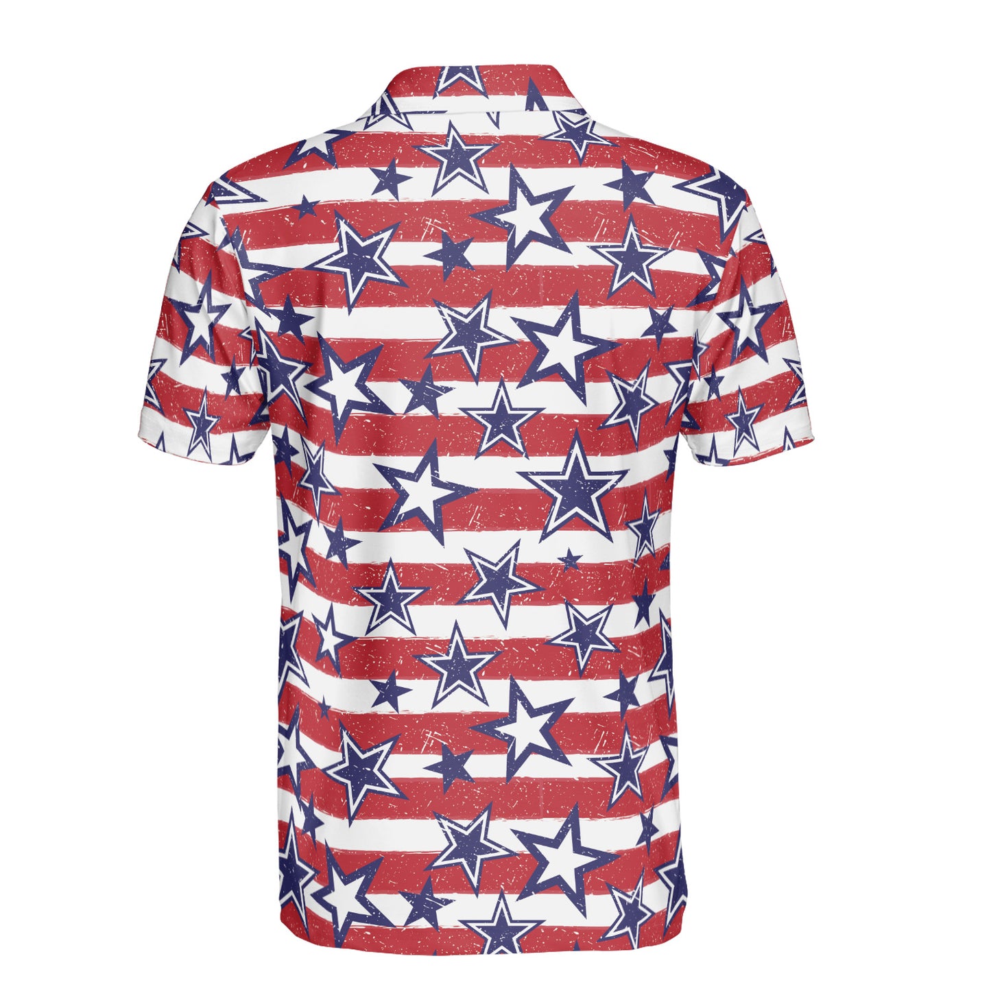Vintage Stripes & Stars Polo Shirt