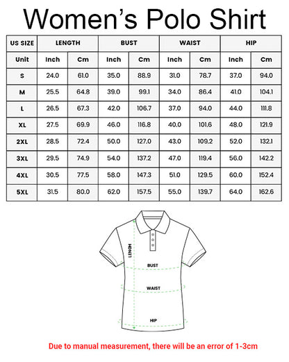 Abstract Zigzag Women's Polo Shirt