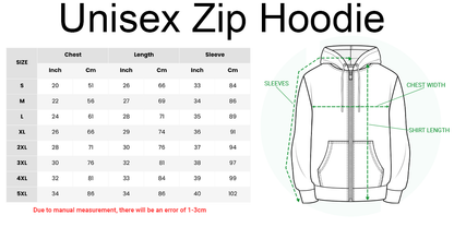 Luxury Premium Unisex Zip Hoodie