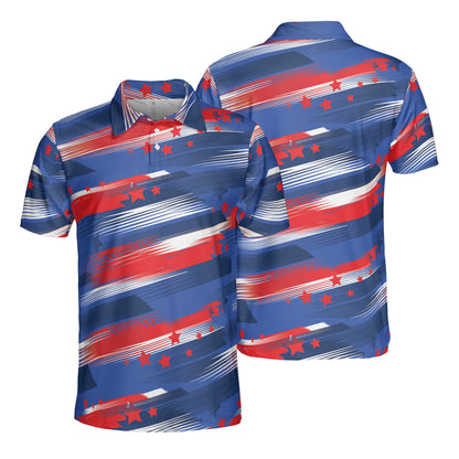 Zipping Stars Polo Shirt