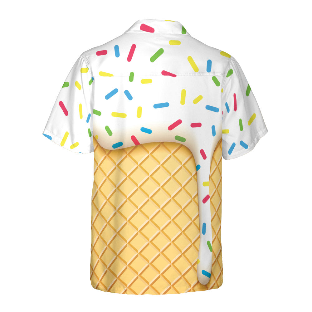 Ice Cream Cone Button Down Shirt